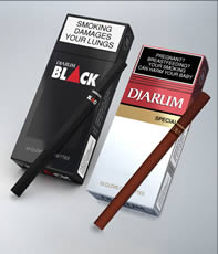 Djarum Clove Cigarettes, or Kretek sticks ~ Black and Special Brown